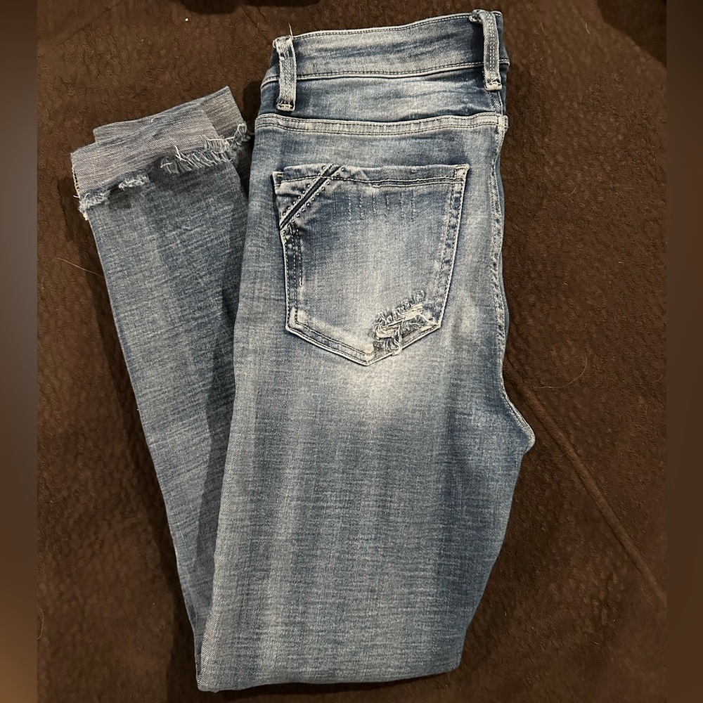 Buckle black jeans